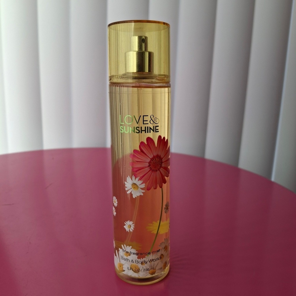 Bath & Body Works LOVE & SUNSHINE Fine Fragrance Mist 8 oz Discontinued